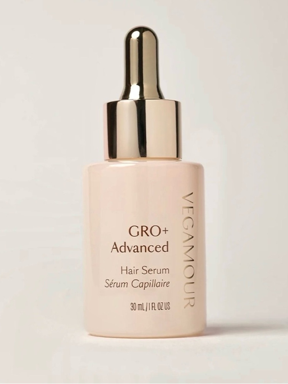 VEGAMOUR GRO+ Advanced Hair Serum — Nude with Gold Cap